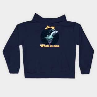 Be my Whale in time...wait, what? Maybe Valentine? Kids Hoodie